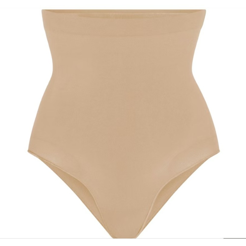 Skims Seamless Sculpt High Waisted Brief Clay, XL